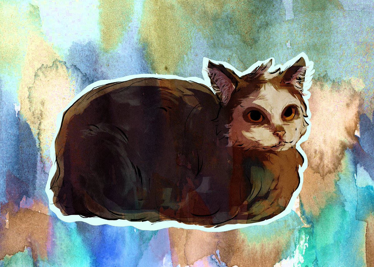 iciclehorrifica's tweet photo. Day 7 of #kittyghostweek!! I present the most powerful thing in the universe, the sacred Ghost Loaf https://t.co/dc25P342eq