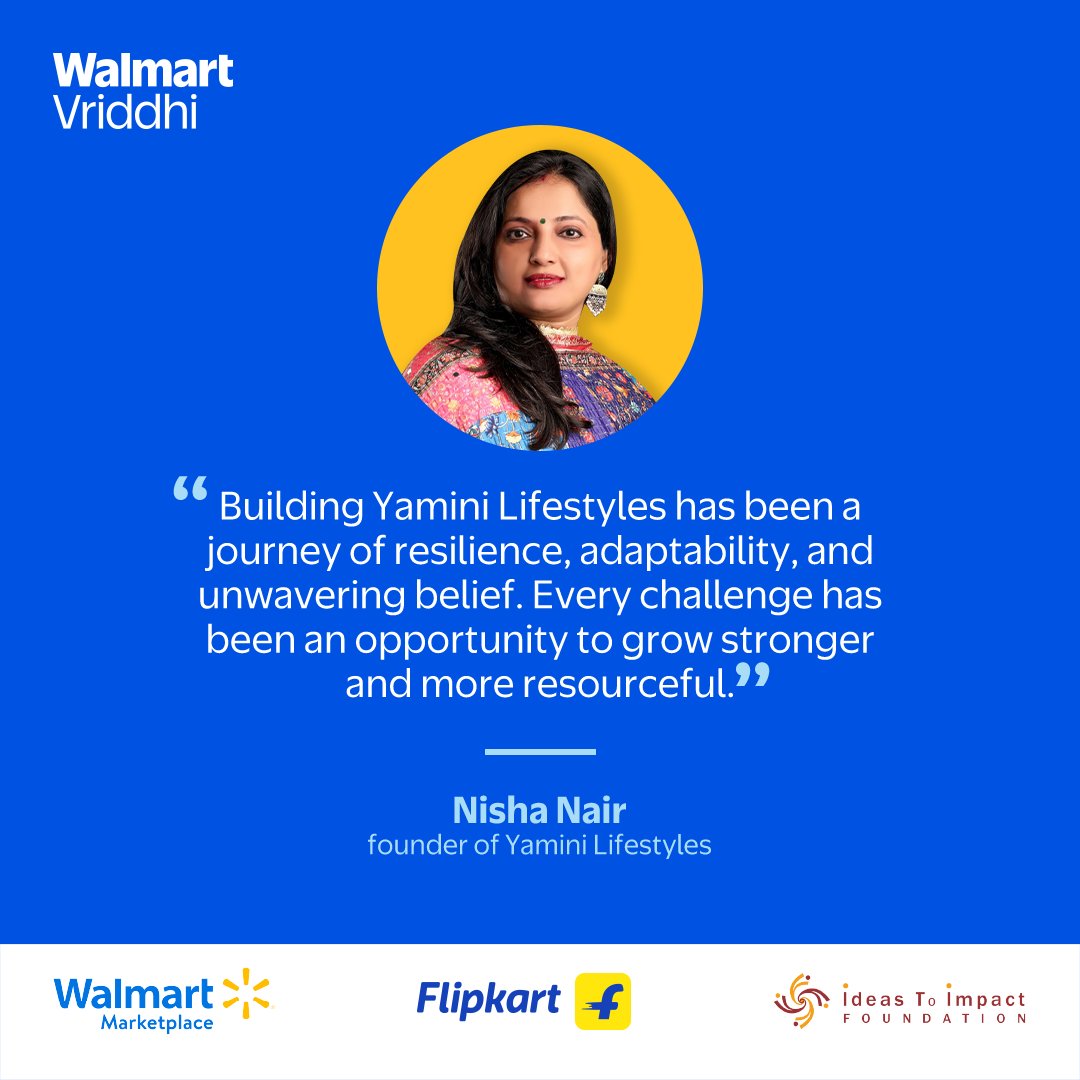WalmartinIndia's tweet photo. Real stories. Real impact. Big inspiration.

At the upcoming #WalmartVriddhiMSMESummit2025, inspiring #WalmartVriddhi graduates will take the stage to share how digital skilling, market access and mentorship are powering their growth.

You won’t want to miss this. https://t.co/pH2ZC1jZYY