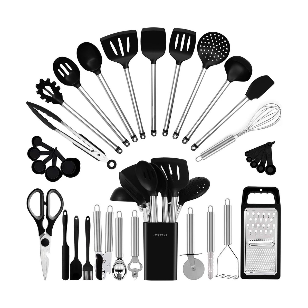 TopKitchensdeal's tweet photo. 🔥Kitchen gadget deal!🔥
This 33-piece silicone & stainless steel utensil set is ONLY $27.99 (was $??)!
Non-stick safe & super durable!
Get perfectly cooked meals every time! 🤩
Grab yours before it’s gone! #SiliconeUtensils #KitchenMustHave #CookingGadgets
Get yours here: https://t.co/enmY3IMiI2 🔗