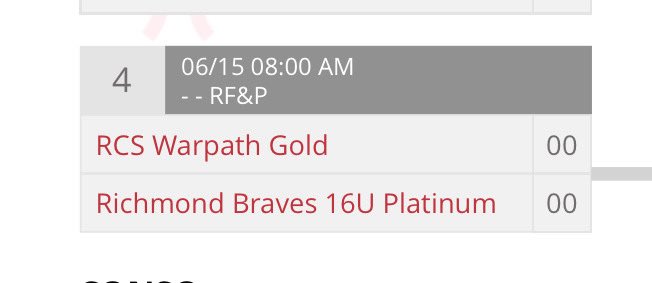 16u Platinum advances to the playoffs of the MAPI 💪🏼