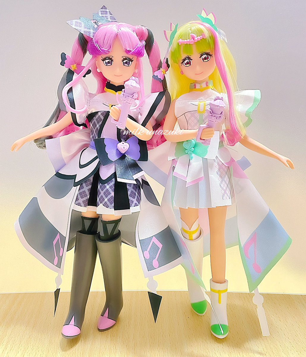 プリキュアスタイルのキュアズキューンとキュアキッスをお迎え