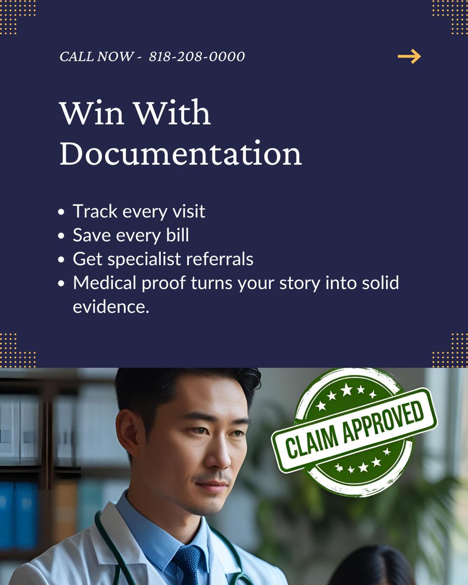 asatryanlaw's tweet image. Your medical records are your legal armor in an injury claim 🛡️

But most people ruin their case with 3 simple mistakes…

Swipe to protect your payout 👇

#PersonalInjury #LegalTips #ClaimSmart #InjuryClaim #TwitterLaw #LegalHelp