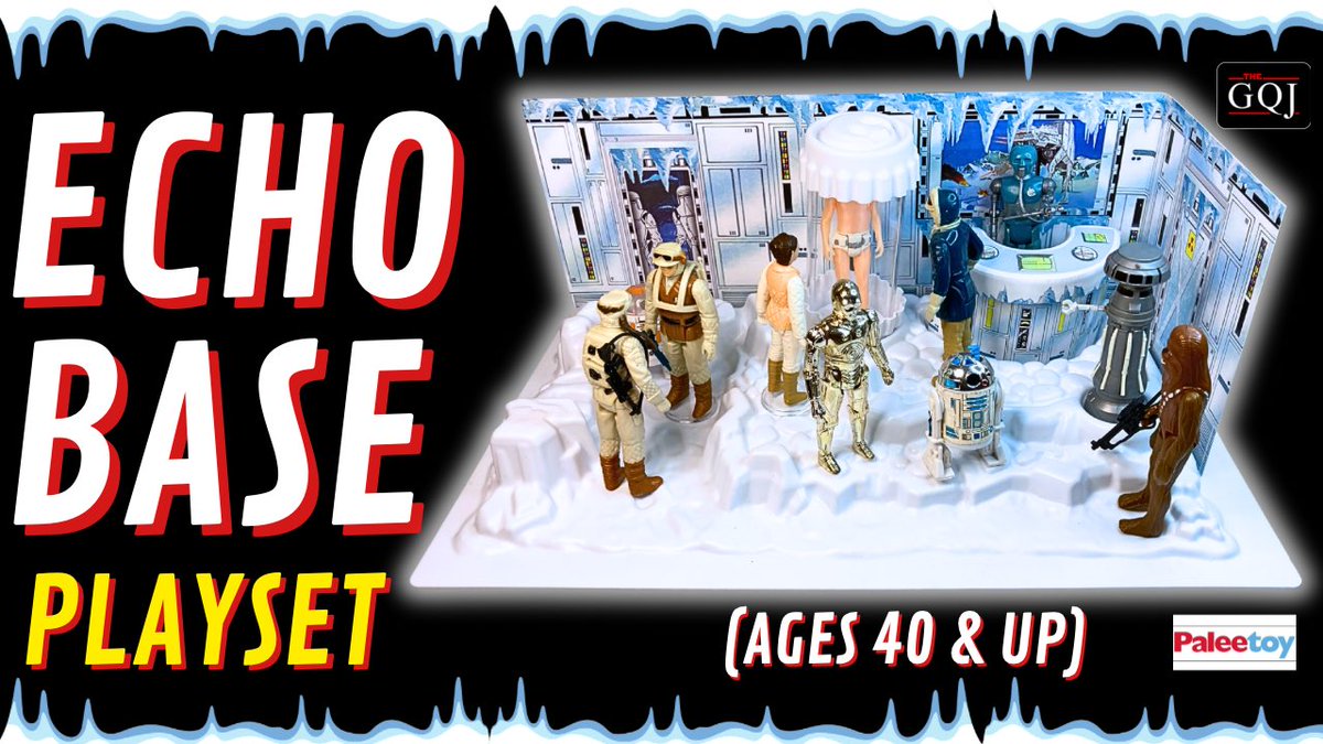 NEW Paleetoy STAR WARS Echo Base Action Playset Review
youtu.be/4Xt26U0s6gE

#starwars #kenner #vintagestarwars #starwars375 #hoth #empirestrikesback #echobase #lukeskywalker #hansolo #princessleia #starwarsactionfigures #toys #playset #starwarstoys #thegqjedi