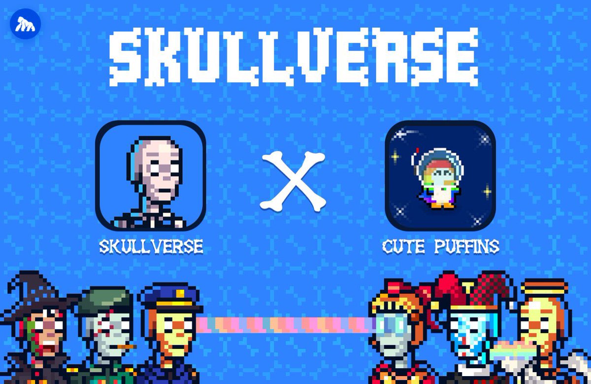 CutePuffins (@cutepuff1ns) on Twitter photo Puffin Intern coming back to announce another partnership!
This time we got <a href="/SkullVerseNFT/">SkullVerse</a> !
We have some GTD we are giving away in our Discord ! Holders Only ! IYKYK !
555 Skulls
MP 7 $APE
PuFF PuFF Boom π§ π₯
ββββββββββββ
Go get a Puffin and join our Discord !
β¬οΈ Puffin Intern coming back to announce another partnership!
This time we got <a href="/SkullVerseNFT/">SkullVerse</a> !
We have some GTD we are giving away in our Discord ! Holders Only ! IYKYK !
555 Skulls
MP 7 $APE
PuFF PuFF Boom π§ π₯
ββββββββββββ
Go get a Puffin and join our Discord !
β¬οΈ