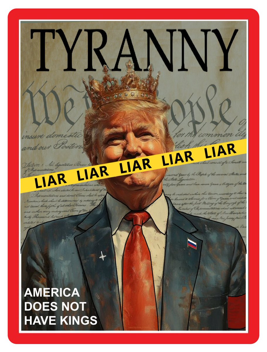 No fuckin kings! 🖕👑🖕

#NoKingsProtest #NoKingsDay