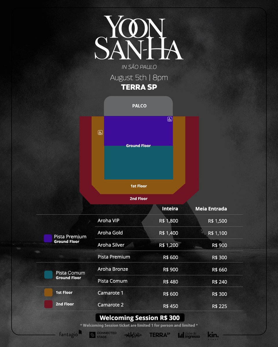 KINVideos's tweet photo. VENDAS ABERTAS, AROHA! As vendas do YOON SAN-HA já começaram. 💜

O talentoso cantor sul-coreano e integrante do grupo ASTRO, chega a São Paulo com sua turnê.

🎤 YOON SAN-HA in São Paulo
📅 05/08/2025 (TER)
📍 Terra SP, São Paulo
🕒 20h

🎟️ Ingressos: https://t.co/XAfQkWLrNL https://t.co/Bnx75TWUqH