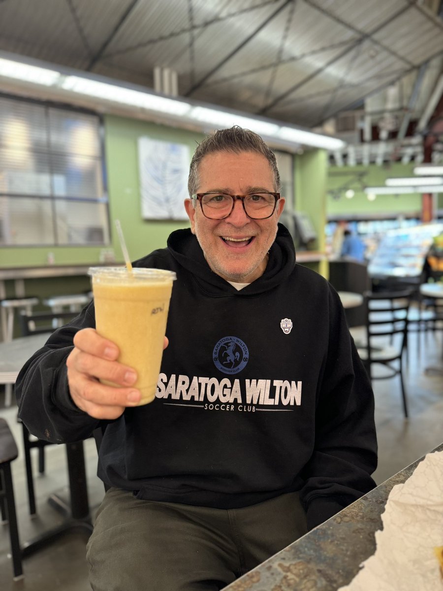 Fueling up at <a href="/HealthyLivingVT/">Healthy Living</a> in Burlington, VT between games at Nordic Soccer’s Nordic Cup. Big love to the “Road To Hanna” smoothie &amp; HLM! Our barista was awesome. Store looks amazing HLM Team! ❤️💙❤️