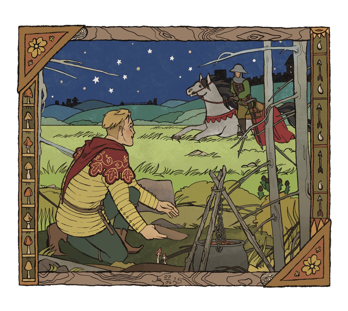 bogtree_'s tweet image. i was hesitant about this one for a week but in the end i’m posting it
#hansry
#KingdomComeDeliverance2 

7th and last day of the hansry week : happy ending