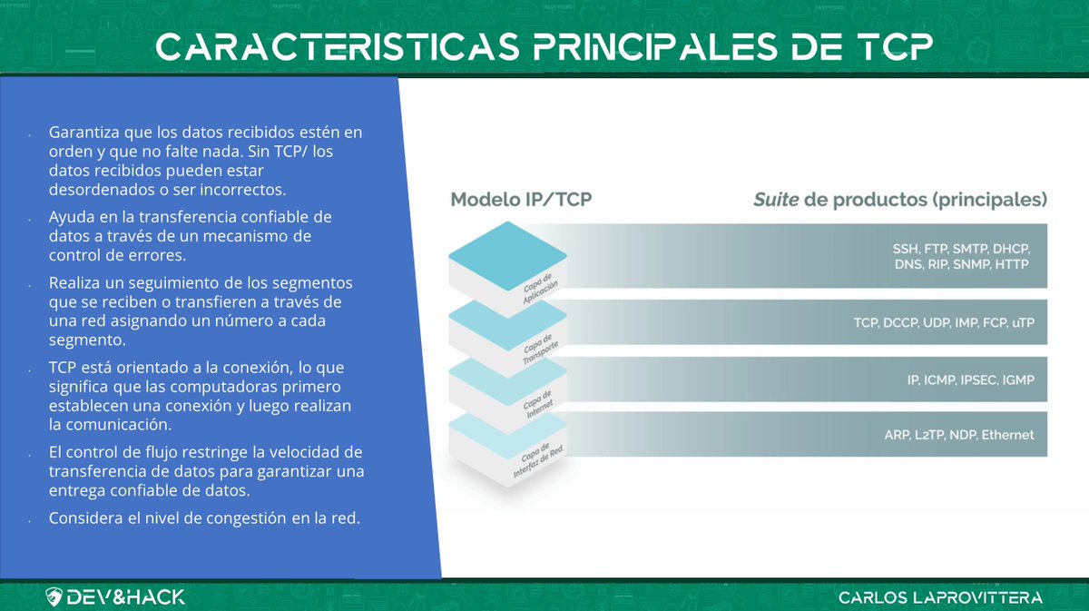 laprovittera's tweet photo. 🧵🧵🧵Diferencia entre TCP y UDP
Los protocolos son reglas que rigen cómo formatear los datos y enviarlos a través de una red. El Protocolo de control de transmisión (TCP) y el Protocolo de datagramas de usuario (UDP) son dos protocolos diferentes de la capa de transporte. Ambos realizan la misma tarea: transferir datos a través de Internet. 

Además, permiten que los dispositivos y servidores se comuniquen para que podamos navegar por páginas web, enviar correos electrónicos, jugar y ver Netflix. 

TCP y UDP realizan varias tareas en común, pero son bastante diferentes entre sí. TCP es un protocolo orientado a la conexión, mientras que UDP es parte del conjunto de protocolos de Internet, conocido como conjunto UDP/IP. Además, este último es comparativamente poco confiable y no tiene conexión. 

Echemos un vistazo más profundo a la diferencia entre los protocolos TCP y UDP con una comparación simple. 👇👇👇