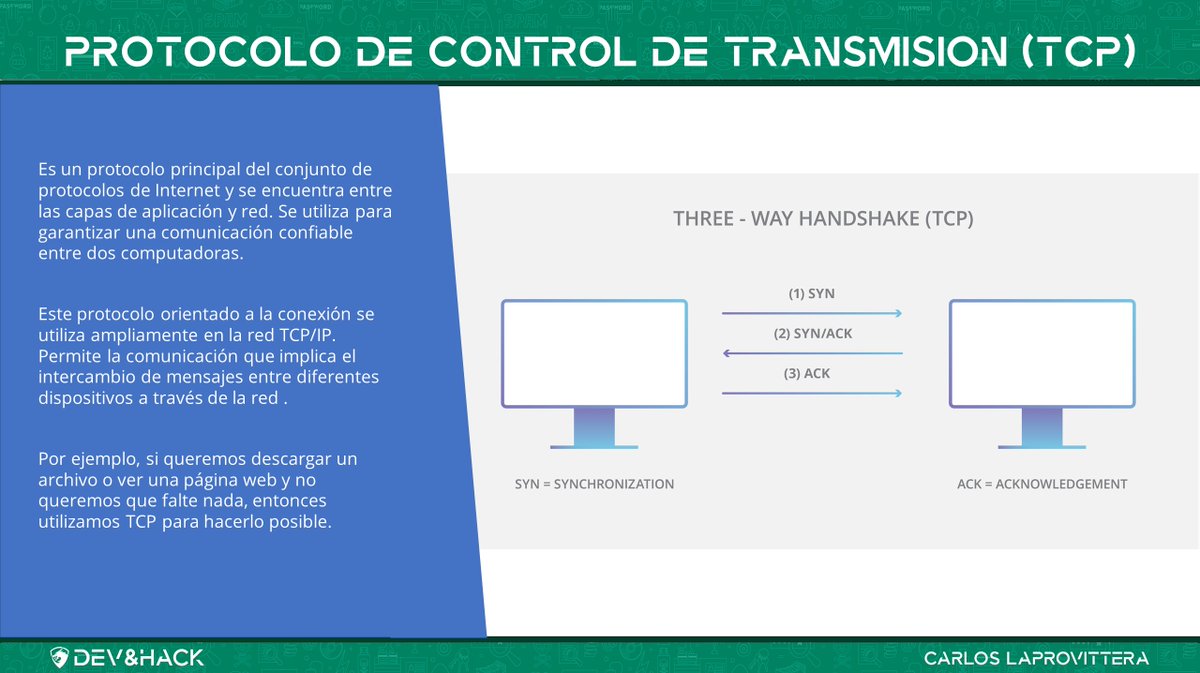laprovittera's tweet photo. 🧵🧵🧵Diferencia entre TCP y UDP
Los protocolos son reglas que rigen cómo formatear los datos y enviarlos a través de una red. El Protocolo de control de transmisión (TCP) y el Protocolo de datagramas de usuario (UDP) son dos protocolos diferentes de la capa de transporte. Ambos realizan la misma tarea: transferir datos a través de Internet. 

Además, permiten que los dispositivos y servidores se comuniquen para que podamos navegar por páginas web, enviar correos electrónicos, jugar y ver Netflix. 

TCP y UDP realizan varias tareas en común, pero son bastante diferentes entre sí. TCP es un protocolo orientado a la conexión, mientras que UDP es parte del conjunto de protocolos de Internet, conocido como conjunto UDP/IP. Además, este último es comparativamente poco confiable y no tiene conexión. 

Echemos un vistazo más profundo a la diferencia entre los protocolos TCP y UDP con una comparación simple. 👇👇👇