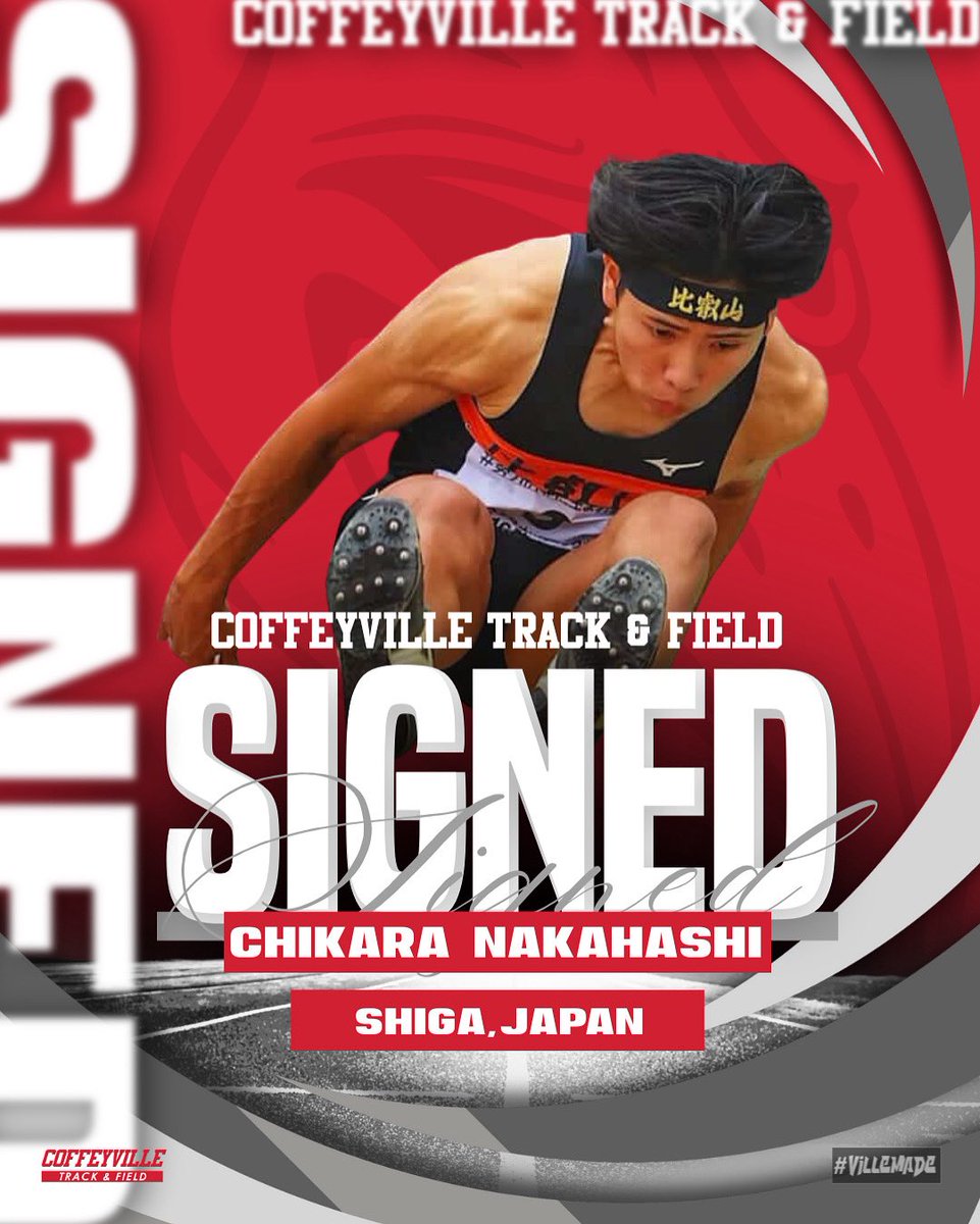 Welcome To The Ville ⚪️🔴

📍 Chikara NAKAHASHI 
🌎 Japan 

🕹️Event: Jumper
 
Personal Best Marks‼️
Long Jump: 6.74m
Triple Jump: 14.94m
400m 49.09

#villemade #signed