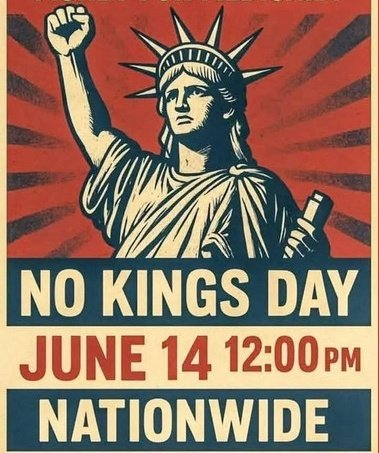 Americanet's tweet photo. If you haven't made up your mind yet if you should participate: Yes! 

Find your local #NoKingsDay event here: https://t.co/qWfcYBEiXq 
 
#NoKingsProtest https://t.co/KVzVJbnDZy