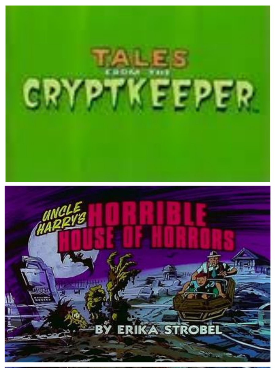 ChrisCartagena8's tweet photo. It's Saturday Morning! Fright now, I'm watching... Tales From The Cryptkeeper (S02E10/1994) "Uncle Harry's Horrible House Of Horrors" #TalesFromTheCryptKeeper #SaturdayMorningCartoon #90s #SaturdayMorningCartoons #TheCryptkeeper #TheWitch #TheVaultKeeper https://t.co/owmkTvknqp
