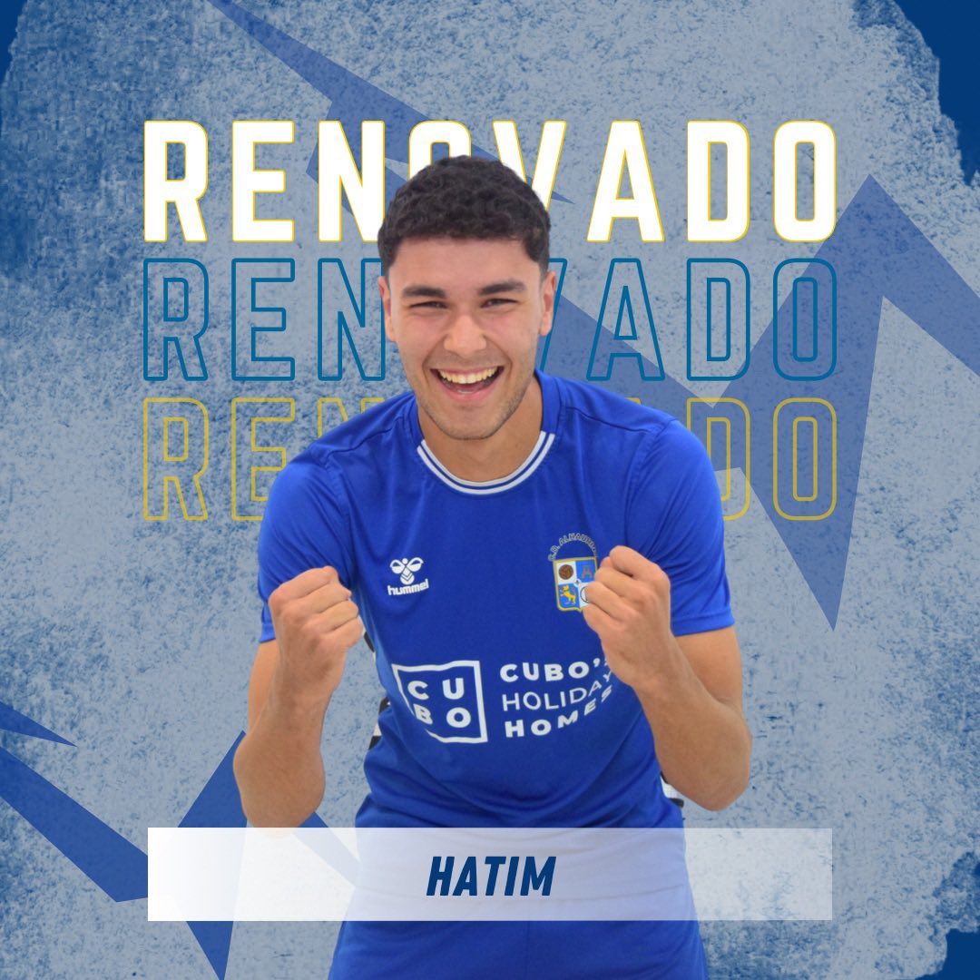 🔵🔵¡¡RENOVADO!! ✅✅

🤝 Hatim renueva con el CD Alhaurino para  la próxima temporada.

➡️ Otro de los pilares de la temporada pasada con el 99% de los minutos jugados renueva para jugar en 3RFEF. Altura, contundencia y buena salida de balón para el decano. 

💙Seguimos Hatim!!