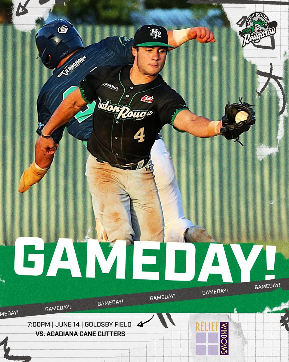 BRRougarou's tweet photo. Saturday Night at Goldsby!
#BatonRougeRougarou #Baseball #TCL #SummerBaseball #Gameday #FirstPitch #CollegeBaseball #AcadianaCaneCutters
#ReliefWindows https://t.co/hQo41xIMMc