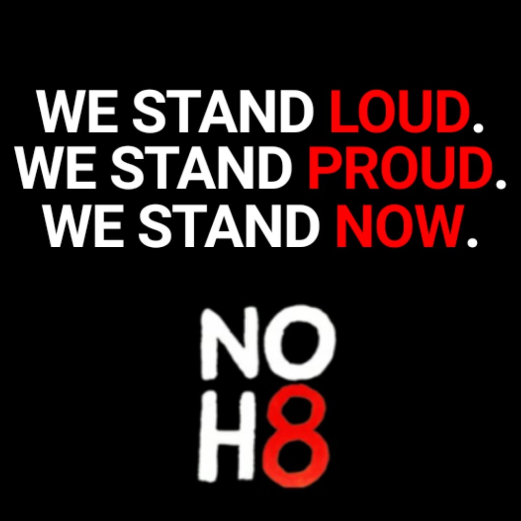 NOH8Campaign's tweet image. Today we celebrate freedom from control—of bodies, love, and identity.
#NoKingsDay is a stand against oppression in all forms.

Be loud. Be proud. Be free. 🏳️‍🌈 #NoKings #NOH8