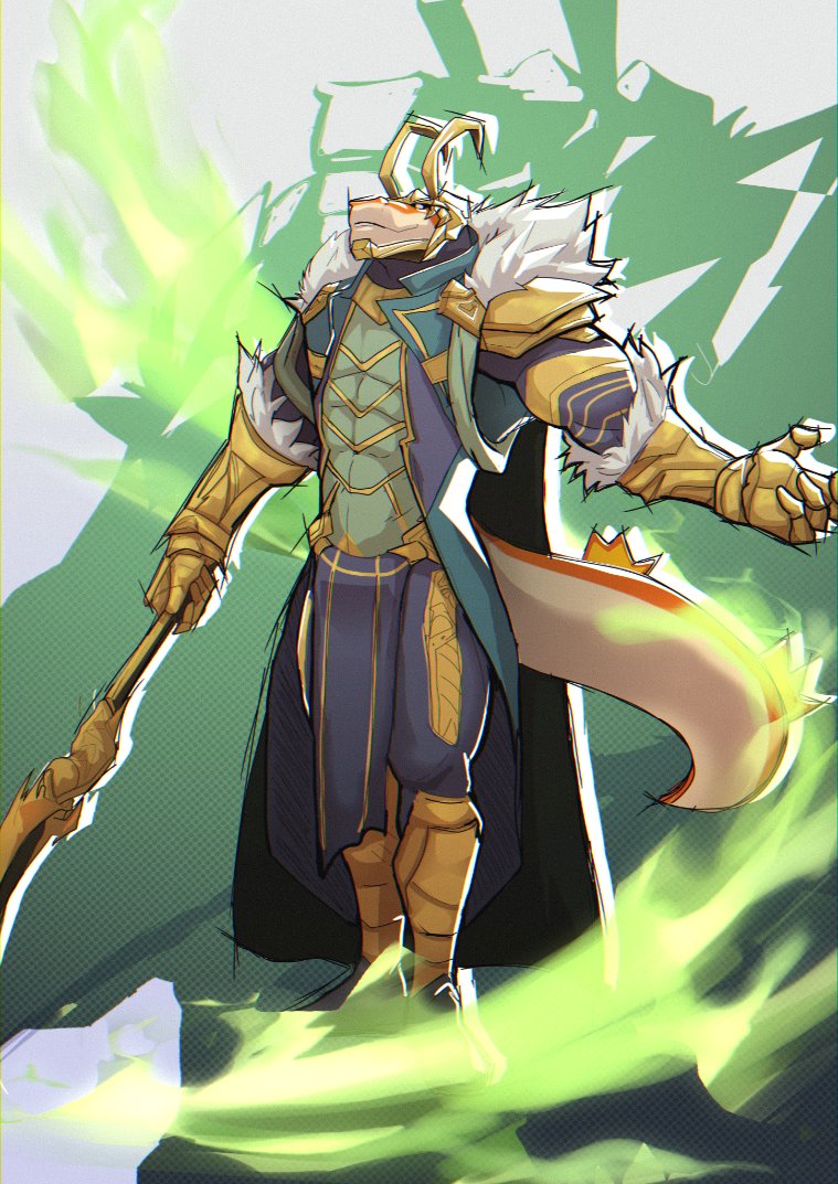 Art7Drag's tweet image. “I am Loki, God of Mischief and the King of Asgard!”
#MarvelRivals #Loki #Fanart #DigitalArt #OCxMarvel  #ArtOfTheDay #ArtistsOnTwitter #FursonaAsLoki