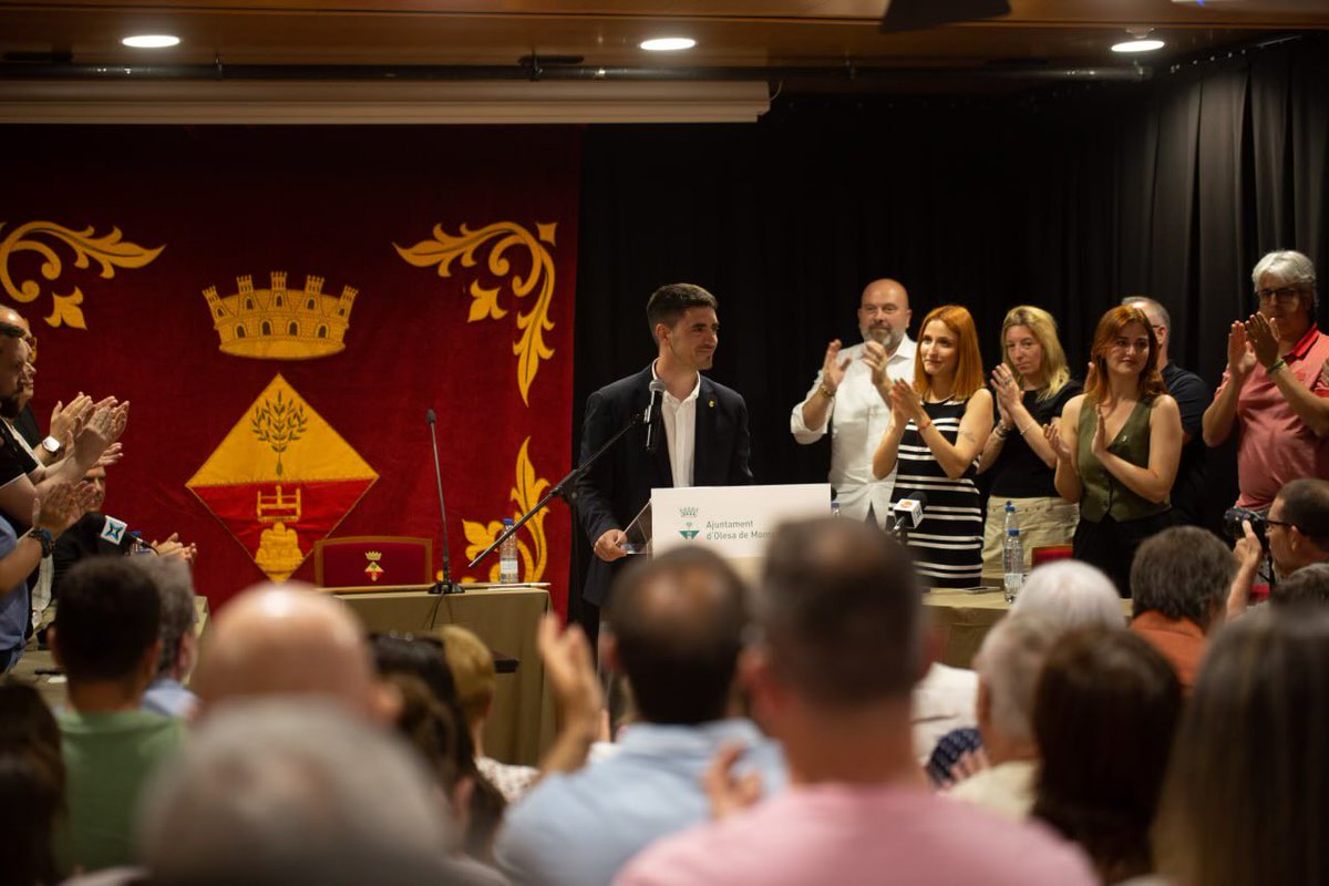 Avui el company Marc Serradó es converteix en alcalde del <a href="/blocolesa/">El Bloc</a> a Olesa de Montserrat. 

Tota la força i encerts, <a href="/marcserrado/">Marc Serradó</a>, en aquesta nova etapa clau pel projecte de la Unitat Popular a Olesa i al país.