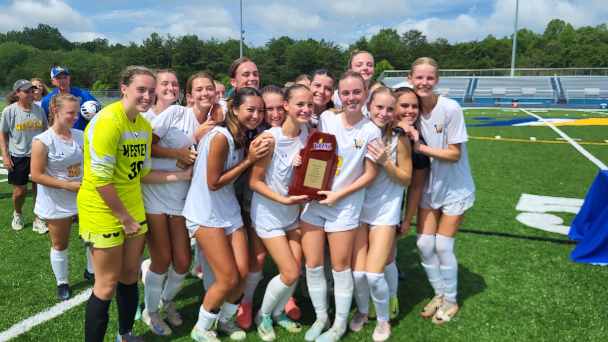 martyhudtloff's tweet image. Western Albemarle girls soccer wins the class 3 state championship beating Cave Spring 2-0. The Warriors were state runner-ups the past two seasons.