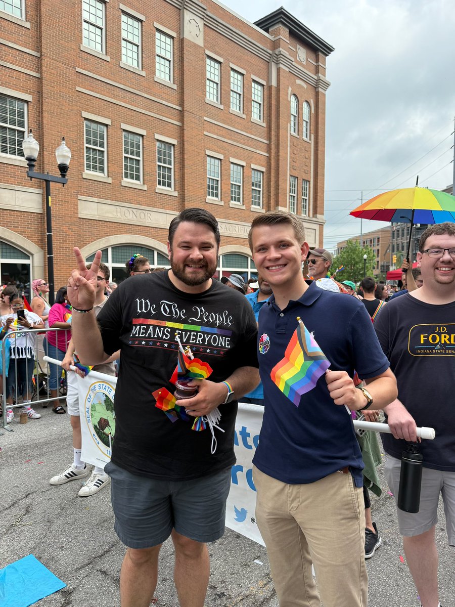 Happy Pride Month! Now more than ever, it’s important to support our neighbors and friends in the LGBTQ community and show them that our city welcomes and loves them!

Great to walk with my friend, State Senator JD Ford, a true champion for them!