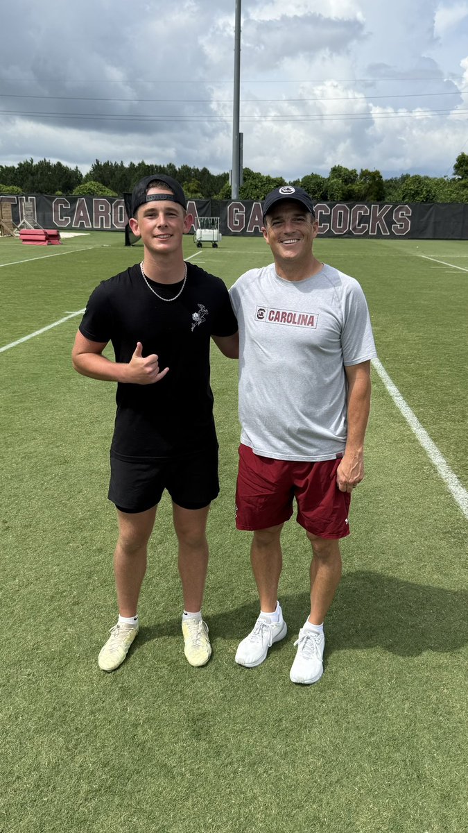 Ford Fehling (@fordfehling) on Twitter photo Great day with <a href="/JoeDecamillis/">Joe DeCamillis</a> and <a href="/CoachSBeamer/">Shane Beamer</a> at <a href="/GamecockFB/">South Carolina Football</a>. Punted and kicked off well. Good day to learn from some NFL guys coming back to help with the camp. Can’t wait to be back!
<a href="/DanOrnerKicking/">DanOrnerKicking</a> <a href="/MattWogan6/">Matt Wogan</a> <a href="/coach_carter77/">Aubrey Carter</a> Great day with <a href="/JoeDecamillis/">Joe DeCamillis</a> and <a href="/CoachSBeamer/">Shane Beamer</a> at <a href="/GamecockFB/">South Carolina Football</a>. Punted and kicked off well. Good day to learn from some NFL guys coming back to help with the camp. Can’t wait to be back!
<a href="/DanOrnerKicking/">DanOrnerKicking</a> <a href="/MattWogan6/">Matt Wogan</a> <a href="/coach_carter77/">Aubrey Carter</a>