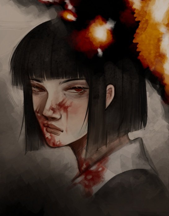 Burning away...