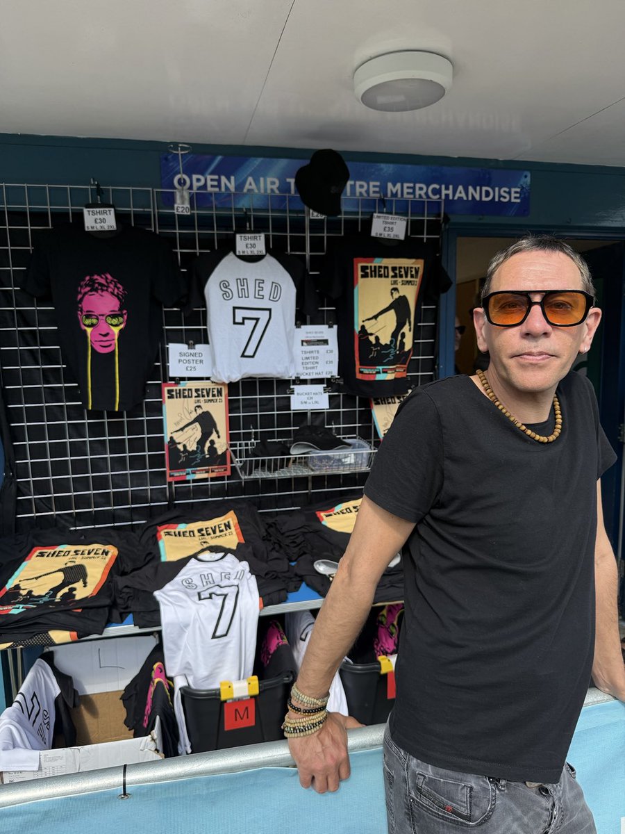 New merch range on sale tonight in Scarborough