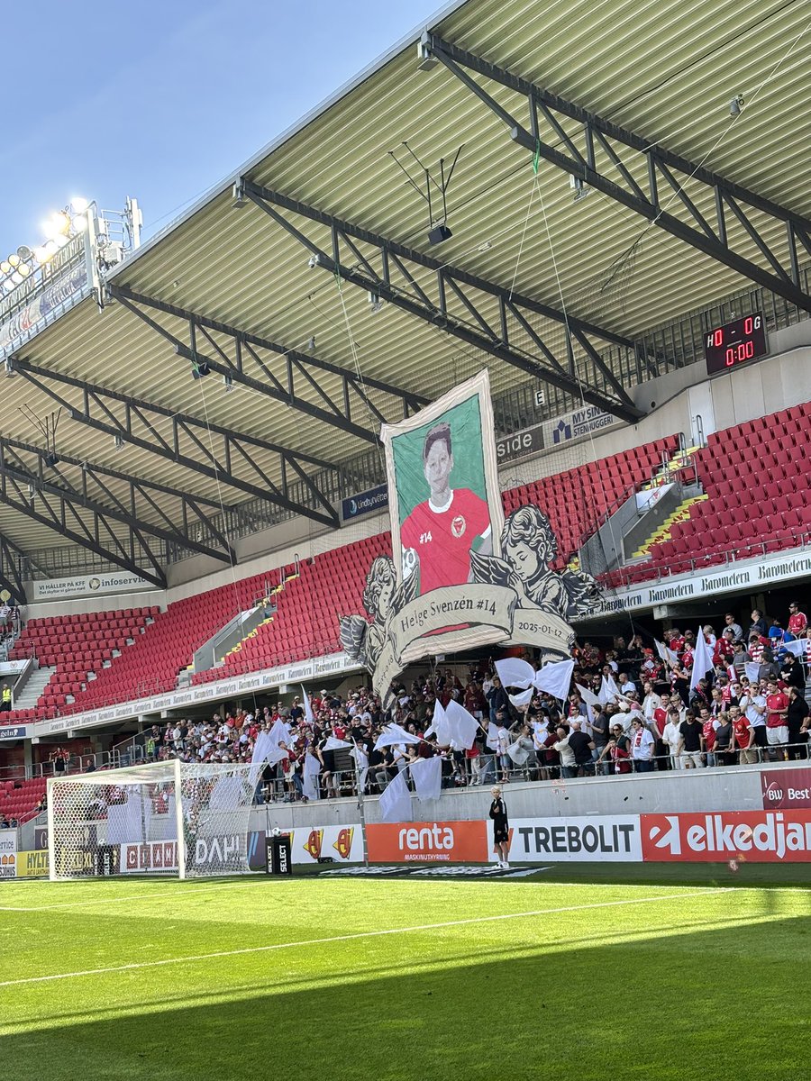 En kväll i juni, 3-2 i 94e minuten. 
För Helge.