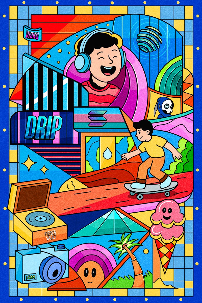 ‘Playful Escapes’
My latest drop on <a href="/drip_haus/">DRiP 💧</a> with some of the well known name from <a href="/drip_haus/">DRiP 💧</a> on it! 💧✨

Starting bid 15K Droplets
24hr duration

Place your first bid below 🔽
drip.haus/cufives/auctio…