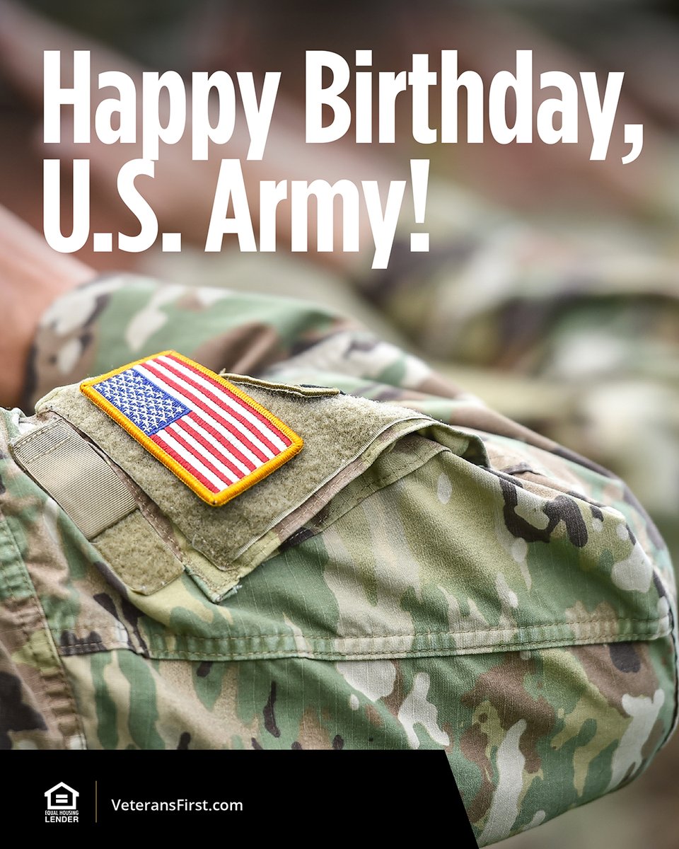 Veterans First (@veteransfirst) on Twitter photo The U.S. Army was officially born on June 14, 1775. Happy 250th! We’re going to need a bigger cake for all these candles. The U.S. Army was officially born on June 14, 1775. Happy 250th! We’re going to need a bigger cake for all these candles.