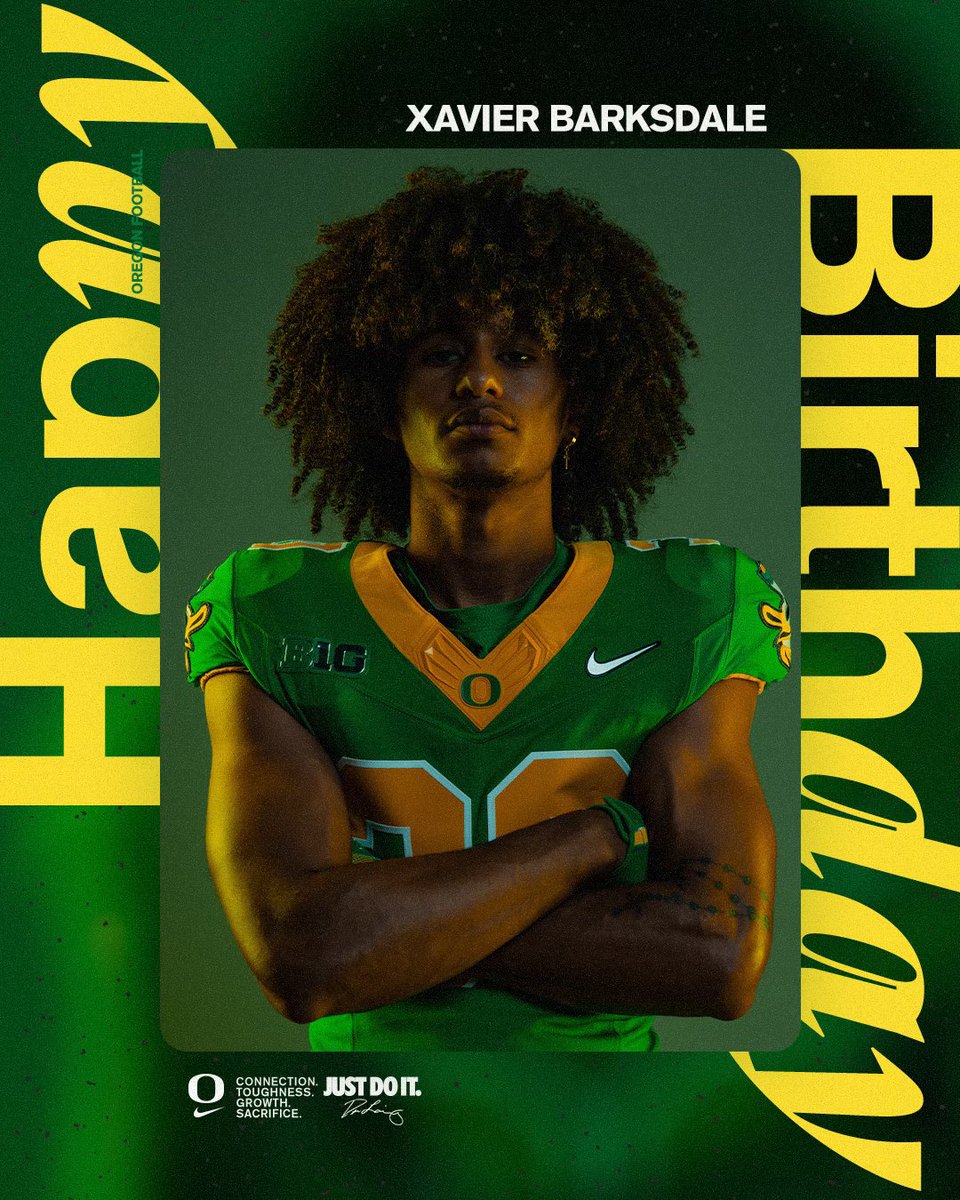 Wishing <a href="/XavierBarksdal7/">Xavier Barksdale</a> a happy birthday! #GoDucks