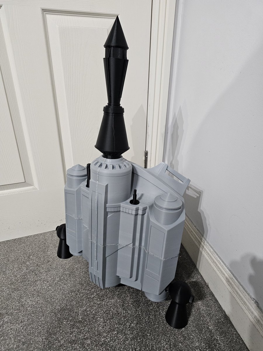 Still alot to do, but jetpack printed and test fitted. Waiting for straps to turn up. #BobaFett #StarWars 

All printed on the <a href="/Elegoo_Official/">ELEGOO</a> Neptune 4 Plus.