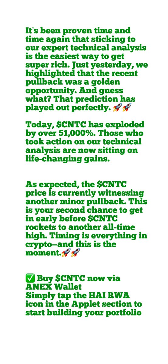 HAI_RWA's tweet photo. $CNTC Technical Analysis

#Bullish #MassiveUptrend https://t.co/SKs2wIMApY