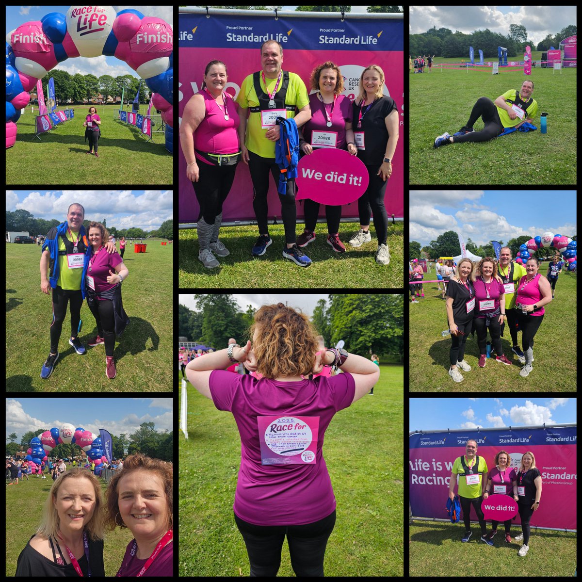 runawaygirl248's tweet image. #Wakefield 5k @raceforlife completed this morning in 23C heat 😎😍
Well done to all and Rox for doing 10K!
#raceforlife #CancerResearch
#SaturdayVibes