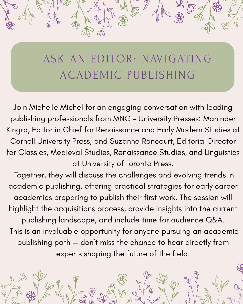 BritGrad 2025 (@britgrad) on Twitter photo Our workshop with <a href="/MNGUP_Books/">MNG - University Presses</a> and <a href="/EarlyModernPhD/">Michelle Michel</a> Michelle Michel covers the challenges and evolving trends in academic publishing ✨Get your tickets here bit.ly/4dP3IqQ Our workshop with <a href="/MNGUP_Books/">MNG - University Presses</a> and <a href="/EarlyModernPhD/">Michelle Michel</a> Michelle Michel covers the challenges and evolving trends in academic publishing ✨Get your tickets here bit.ly/4dP3IqQ