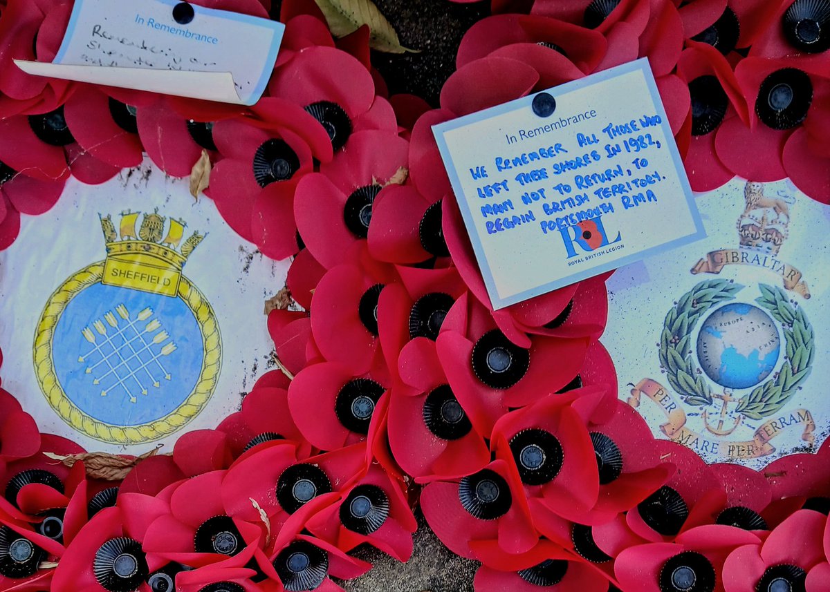 On the occasion of the 43rd anniversary of the Falklands Conflict, deeply moving to be at this morning's Service of Remembrance, in Old Portsmouth, to honour the memory of the fallen.
We will remember them.