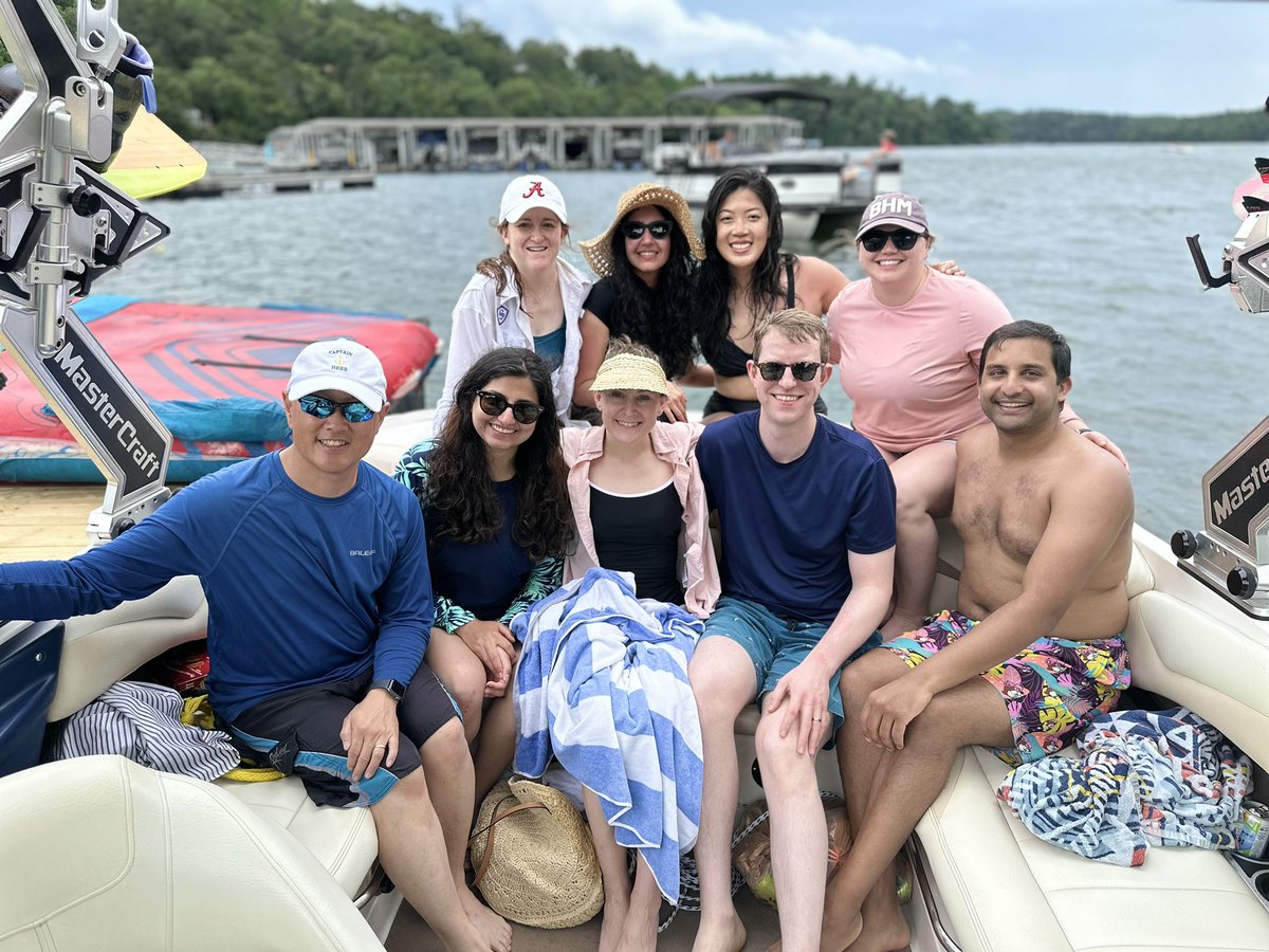 Annual tradition:  Boat Day with the graduating <a href="/UABSurgery/">UAB Surgery</a> general surgery chief residents!