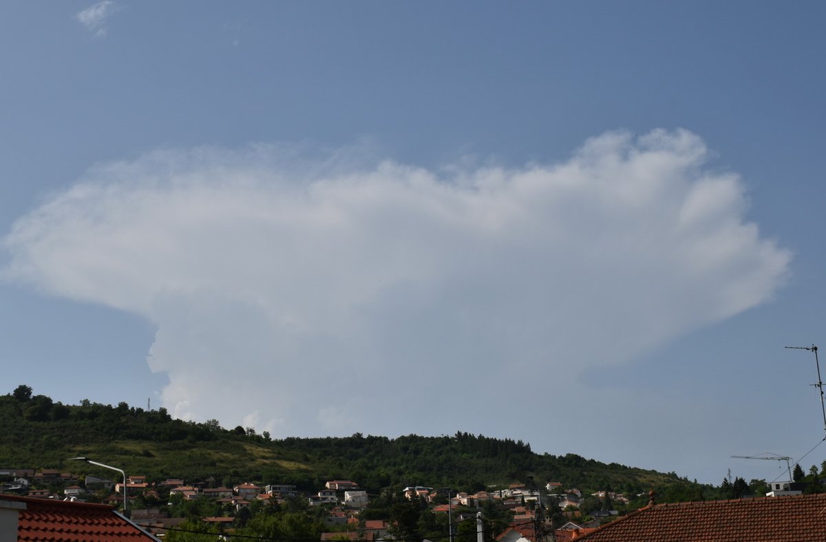 #ClermontFerrand, 17 h. Dernière photo à 17h20, CB direction nord ou NO (apparemment vers St Gervais d'Auvergne, ce n'est pas la porte à côté 😅).