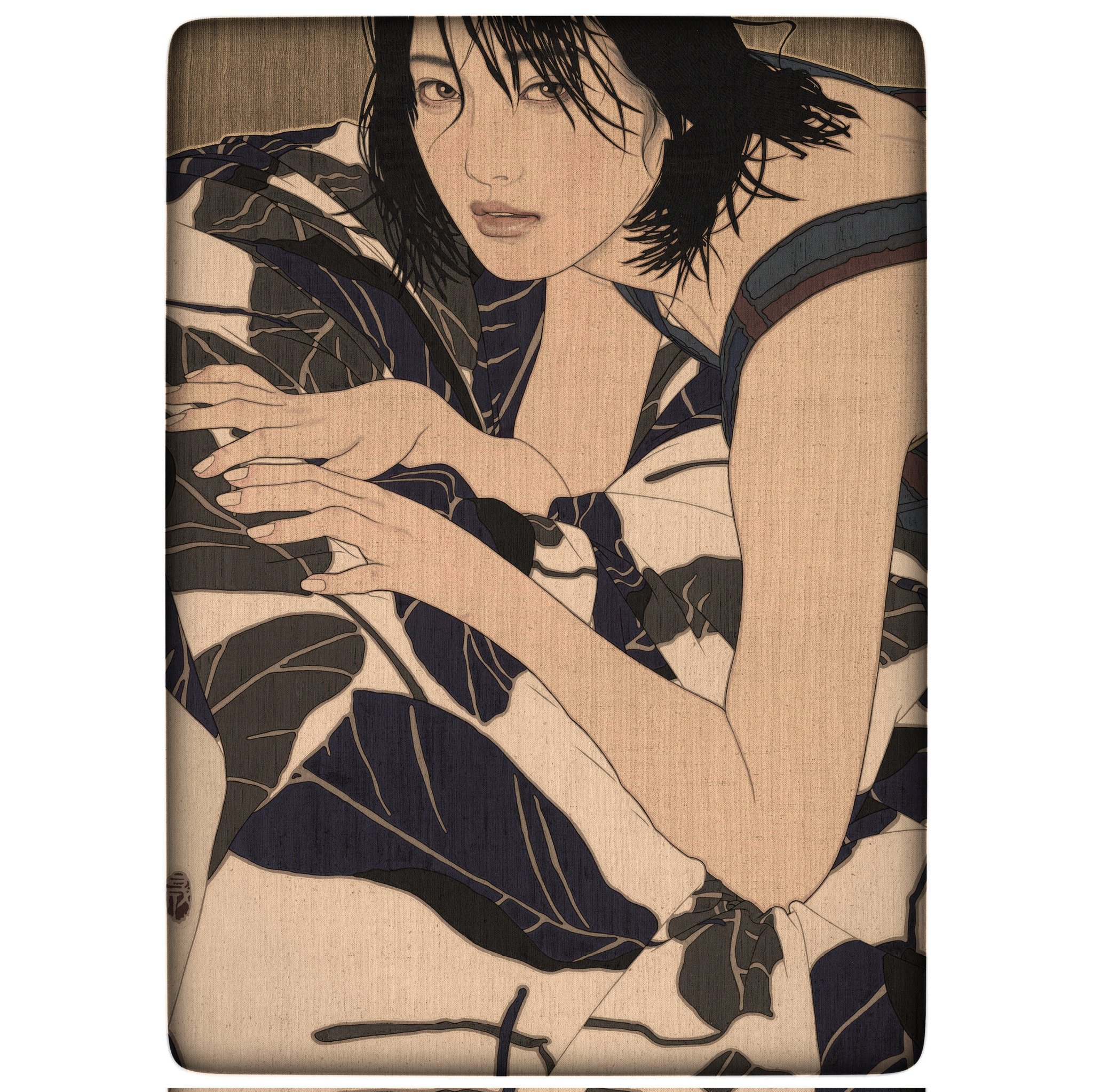 散菊・沙月 | 池永康晟 | アダチ版画 現代の浮世絵