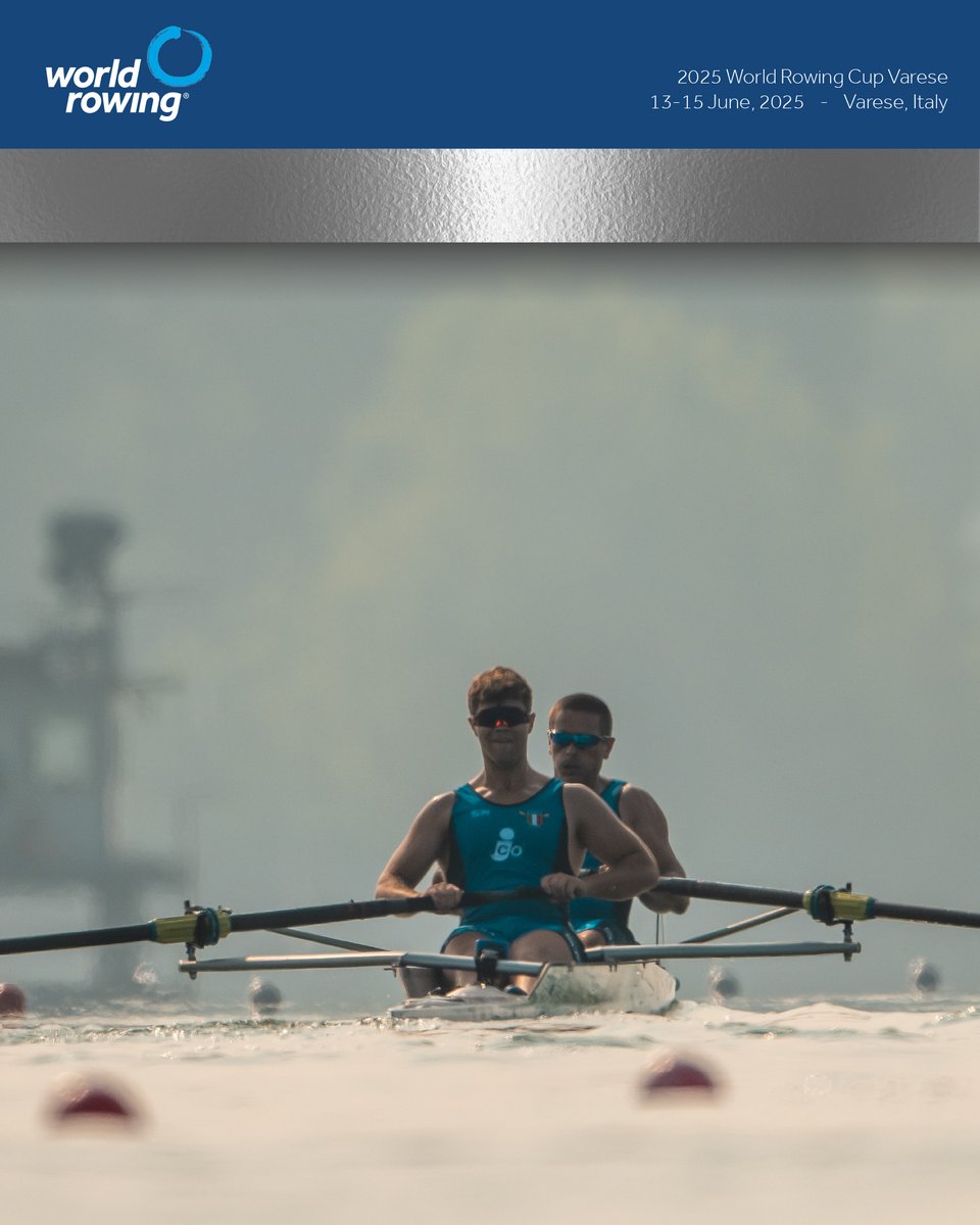WorldRowing's tweet image. 🚩 A-FINAL : PR3 Men’s Pair (PR3 M2-) 

🥇 Gregoire Bireau (b), Laurent Cadot (s), France 
🥈 Marco Frank (b), Stanislau Litvinchuk (s), Italy 
🥉 Connor Smith (b), Joshua O'Brien (s), Great Britain 

#WorldRowingCup #WRCVarese