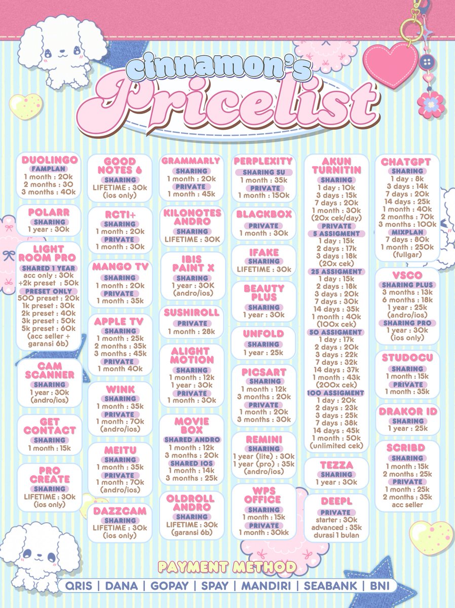 purposexc's tweet image. order? bisa langsung dm @purposexc or @cinnamoncups atau bisa wa ke bit.ly/WAKaye yaa gusy, jangan lupa mention after dm! mari jajannn 😍☝🏻
testi : t.me/kayetestie
#zonauang #zonajajan️️