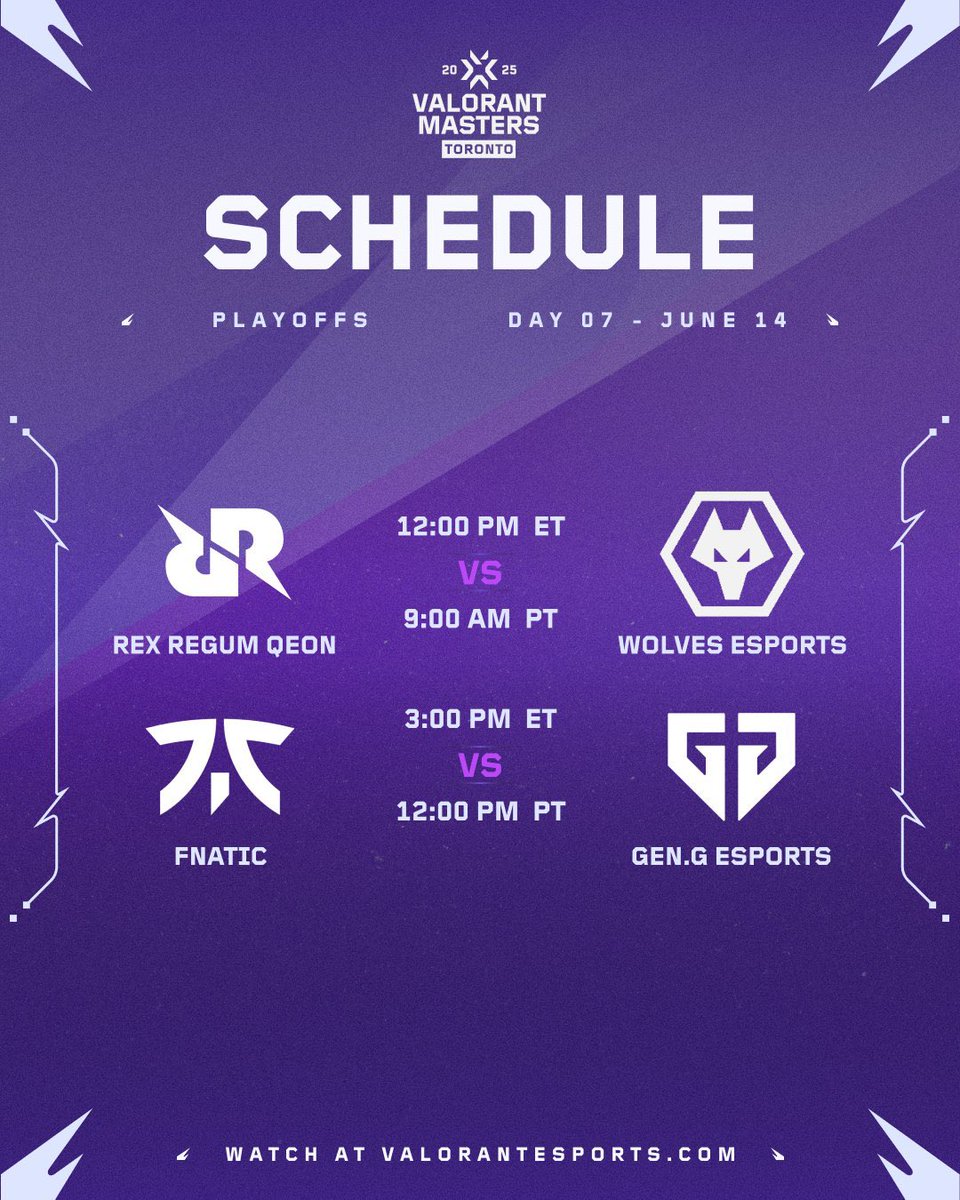 Le dernier espoir de l’EMEA <a href="/FNATIC/">FNATIC</a> joue son premier match aux #VALORANTMasters Toronto 🕺

🔴 twitch.tv/valorant_fr