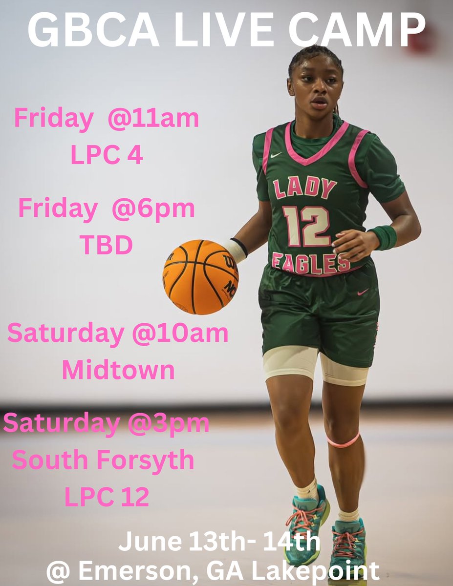 Updated schedule ‼️