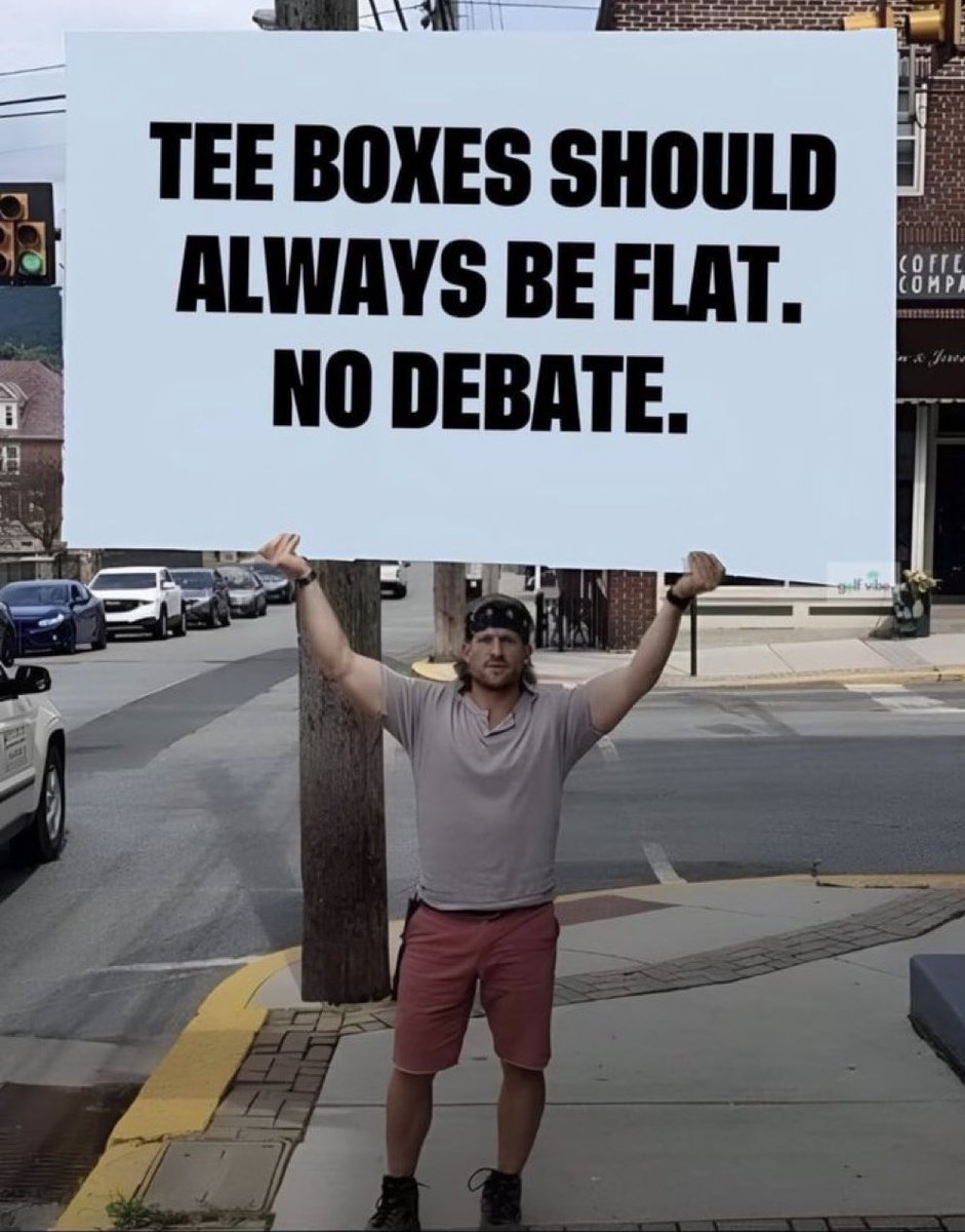 🪧🏌️‍♂️⛳️ Do you agree with this?