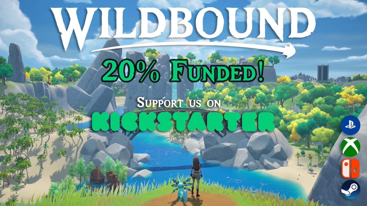 WildboundGame's tweet photo. We’re off to an incredible start – 20% funded #kickstarter in less than a week! Thank you all so much for the generous support and belief in our vision for #Wildbound. Please continue sharing the project and help us reach more adventurers. Let’s keep the momentum strong! https://t.co/UUGUOArzf9