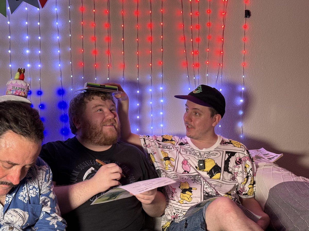 The Variety Show - TJ (@_varietyshowpod) on Twitter photo Another classic moment from last night - <a href="/TomMayhew/">Tom Mayhew</a> playing ‘balance things on <a href="/EthanDLawrence/">Ethan Lawrence</a>’. #CheapShow Another classic moment from last night - <a href="/TomMayhew/">Tom Mayhew</a> playing ‘balance things on <a href="/EthanDLawrence/">Ethan Lawrence</a>’. #CheapShow