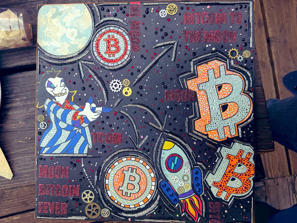 𝐂𝐚𝐥𝐢𝐂𝐫𝐲𝐩𝐭𝐨𝟕𝟏𝟒 (@calicrypto714) on Twitter photo Gm gm X, say it back! ☀️
This art piece is headed to the moon literally, thanks to <a href="/LadyRocketSpace/">Lady Rocket Eva Blaisdell</a>. Honored to sign the back of it and be part of something cosmic. 🌕✍️💫 Gm gm X, say it back! ☀️
This art piece is headed to the moon literally, thanks to <a href="/LadyRocketSpace/">Lady Rocket Eva Blaisdell</a>. Honored to sign the back of it and be part of something cosmic. 🌕✍️💫