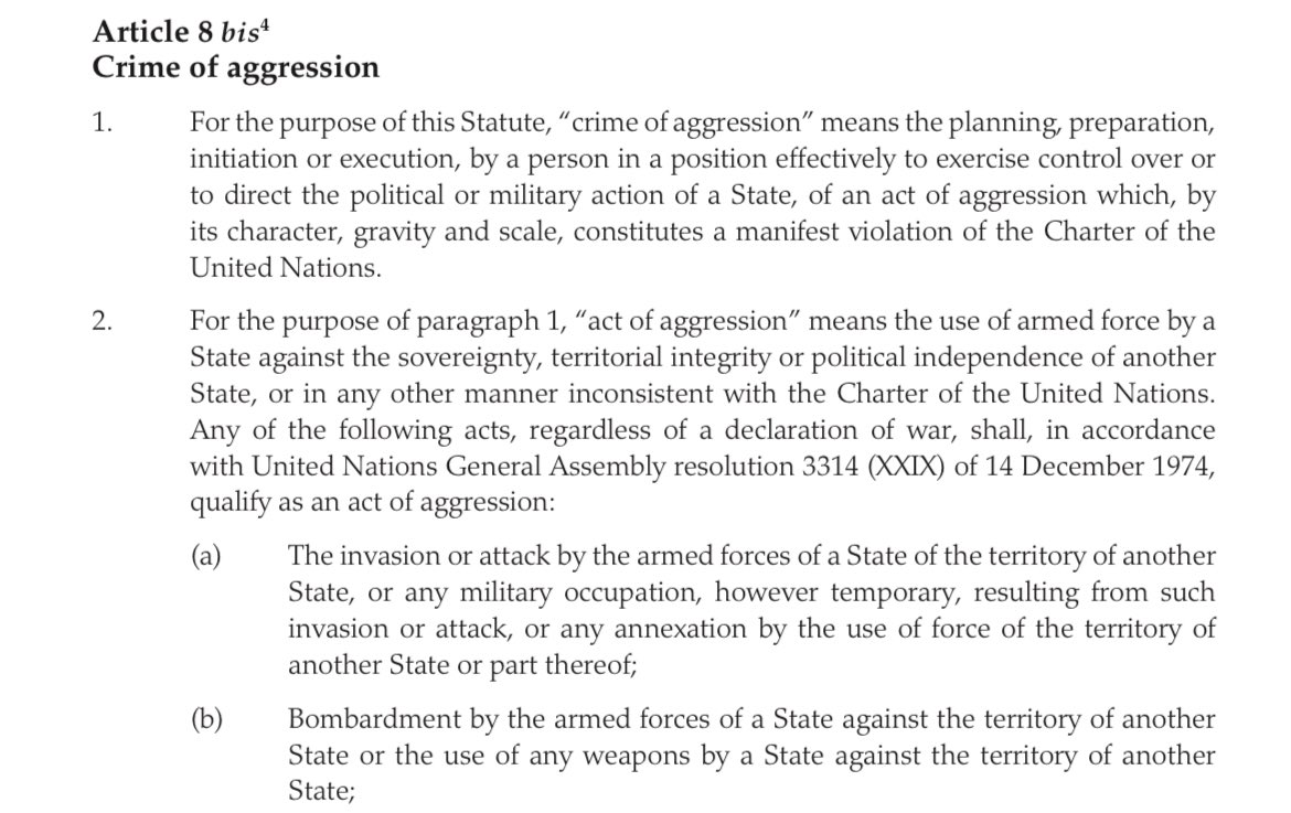 The thing is, if it’s aggression when your enemy does it and self-defence when your ally does it, then there are neither any “rules” nor an “international order”.
