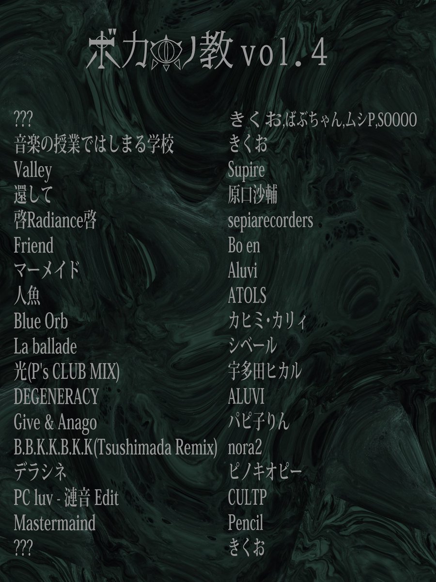 aksn_1's tweet photo. 本日はありがとうございました。

こんなDJビギナーを温かく迎え入れてくれて感謝です
今後ともよろしくお願いいたします。

以下セトリです(一部伏せています)

#ボカロノ教 https://t.co/dHJl3peKZl