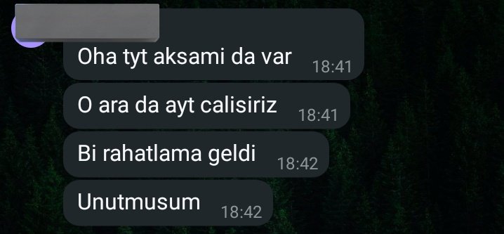 Caresizlik durumunu şöyle ozetliyim abi baya bi yogun